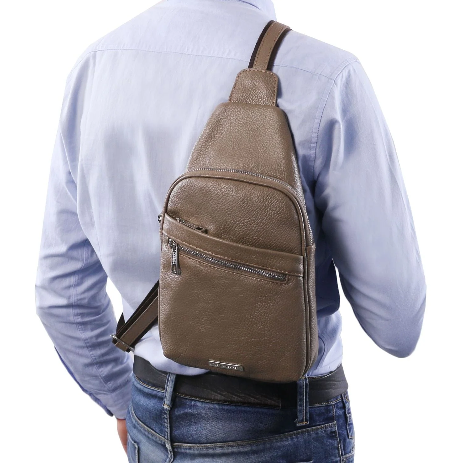 Albert - Soft leather crossover bag | TL142022 sling bag - Image 4