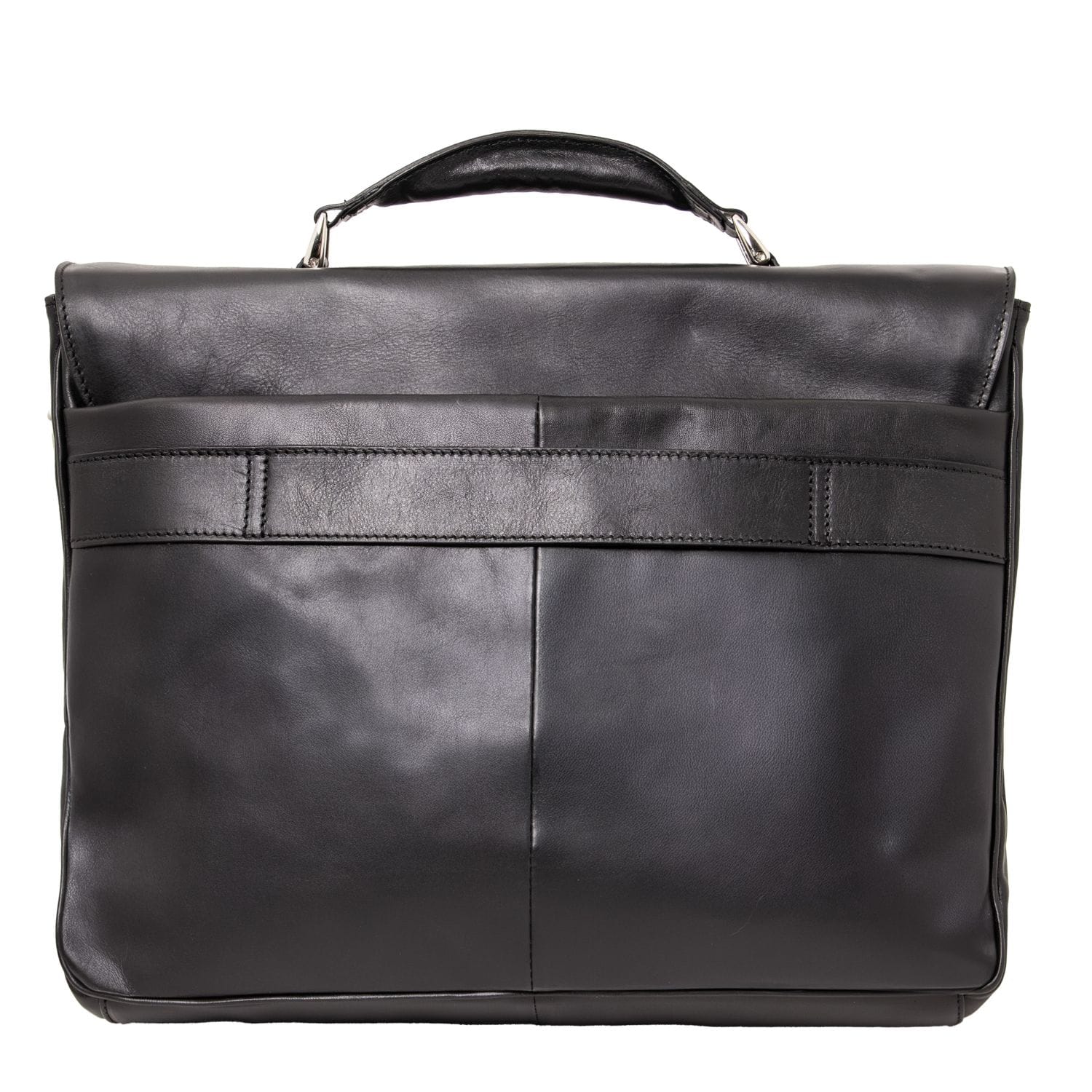 Alessandria - Matte leather multi compartment laptop briefcase | TL142067 - Image 3