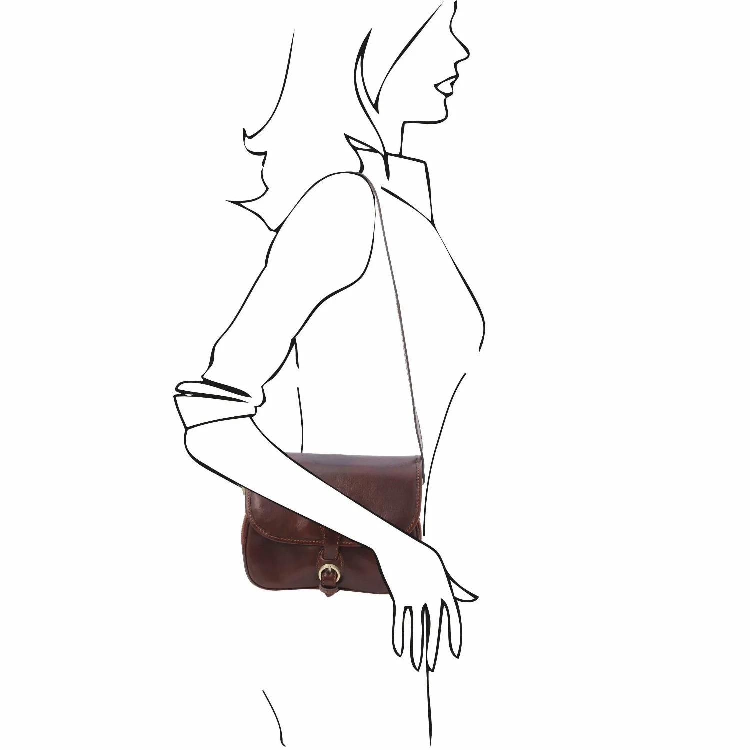 Alessia - Leather shoulder bag | TL142020 - Image 7
