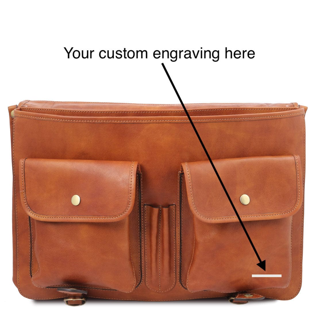 Ancona - Leather messenger bag | TL142073 - Image 10