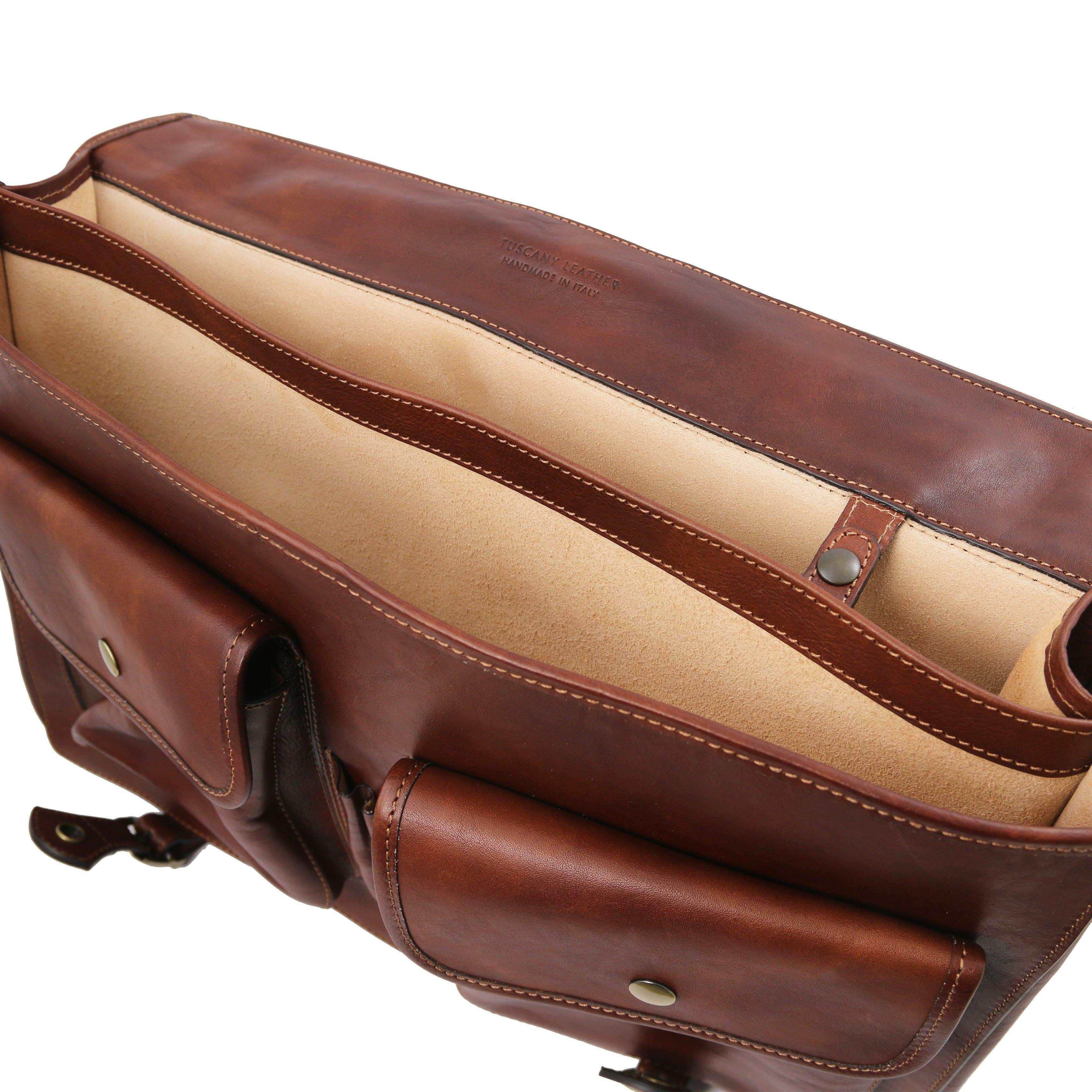 Ancona - Leather messenger bag | TL142073 - Image 18