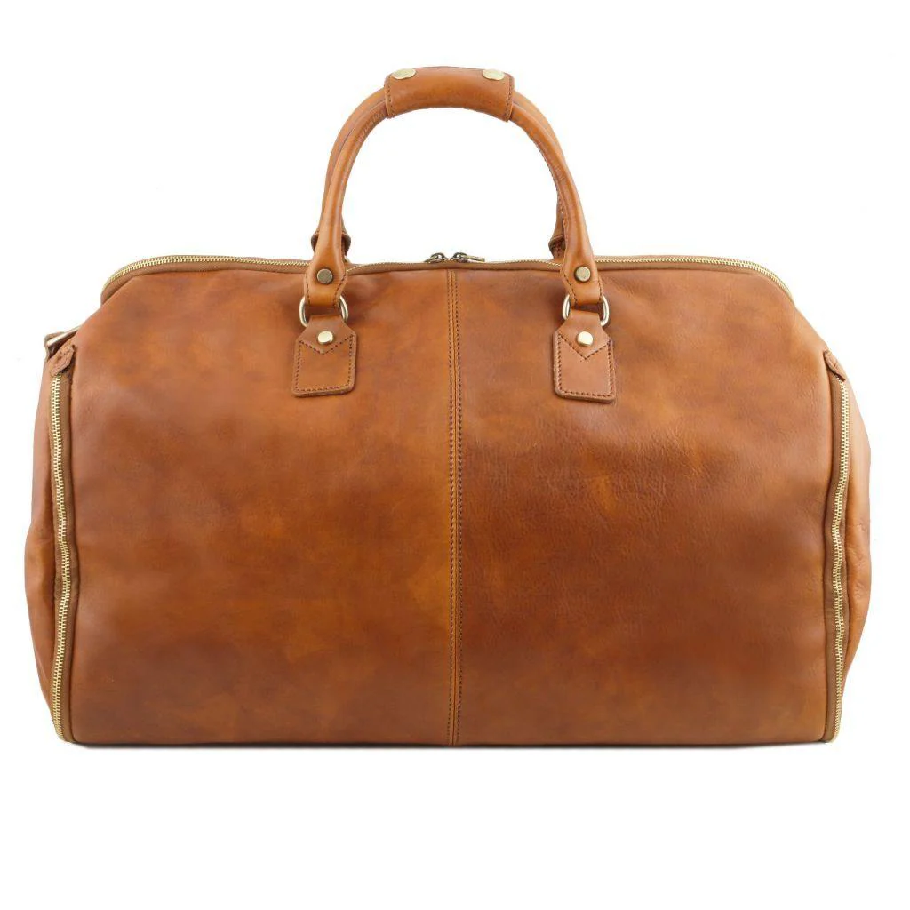 Antigua - Leather travel duffle/garment bag | TL142341 suiter bag - Image 5