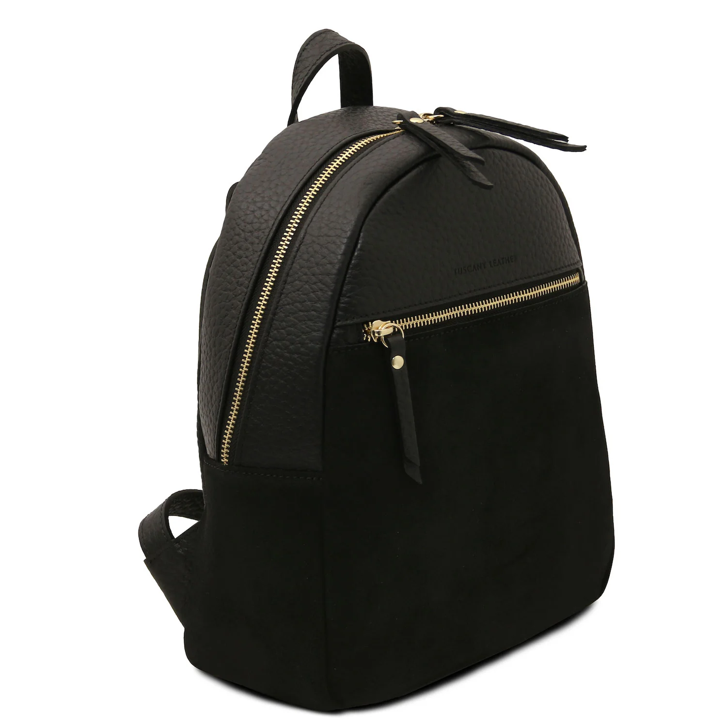 Arco - Suede and pebbled leather backpack | TL142509 - Image 3