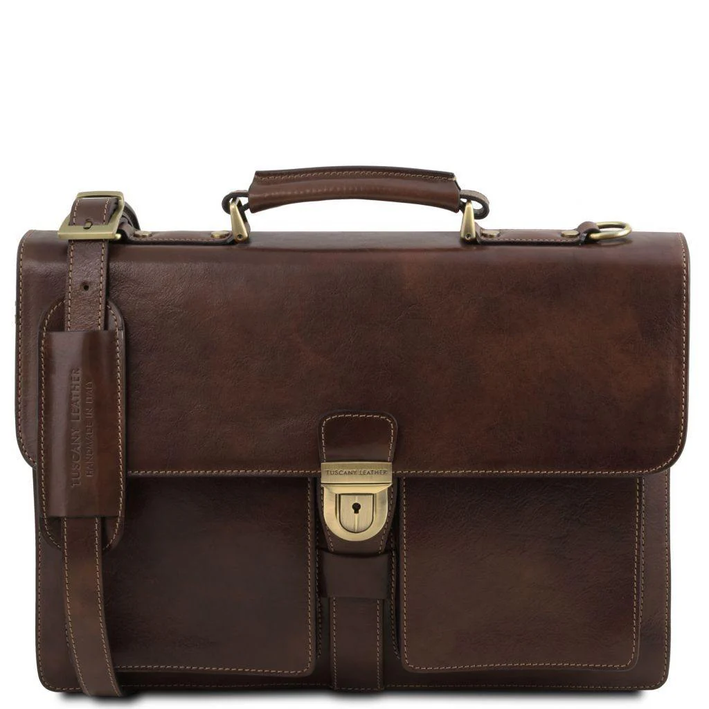 Assisi - Leather briefcase 3 compartments | TL141825 - Image 14