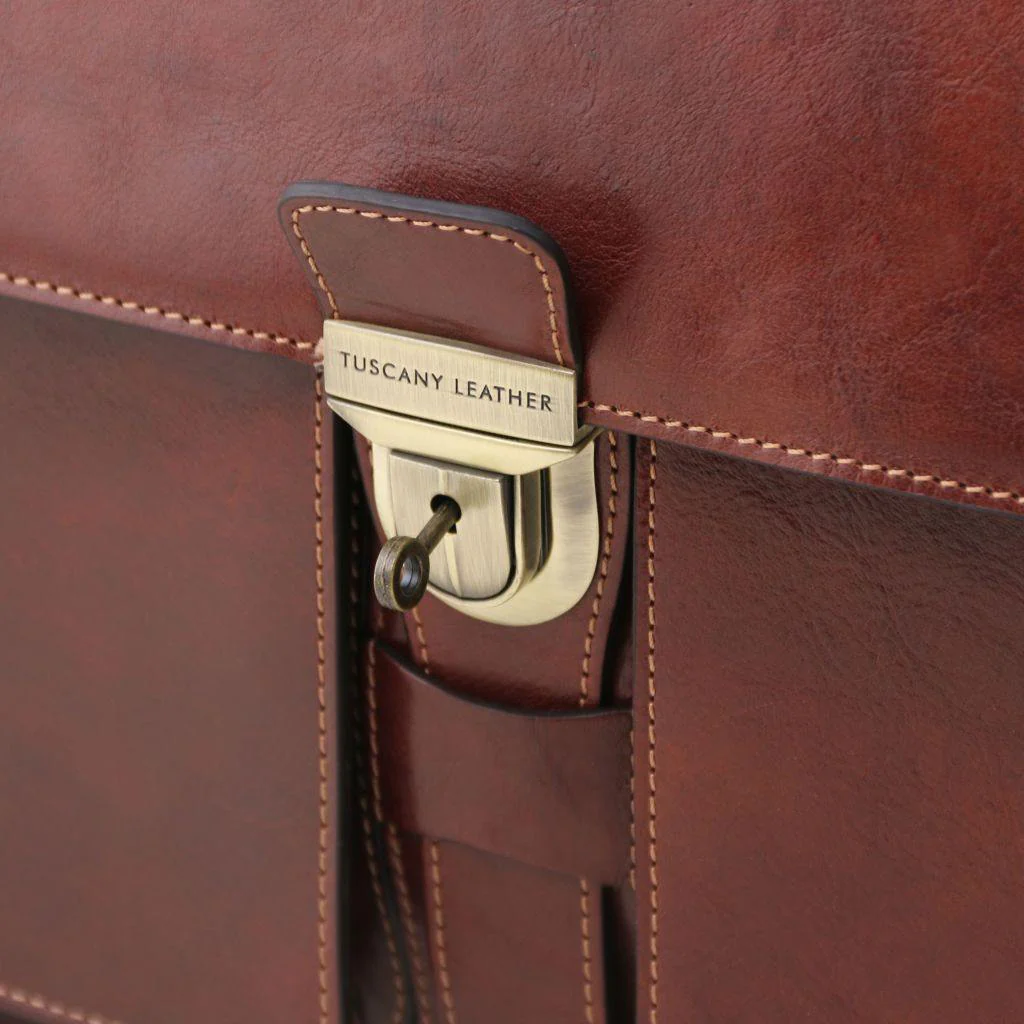 Assisi - Leather briefcase 3 compartments | TL141825 - Image 2