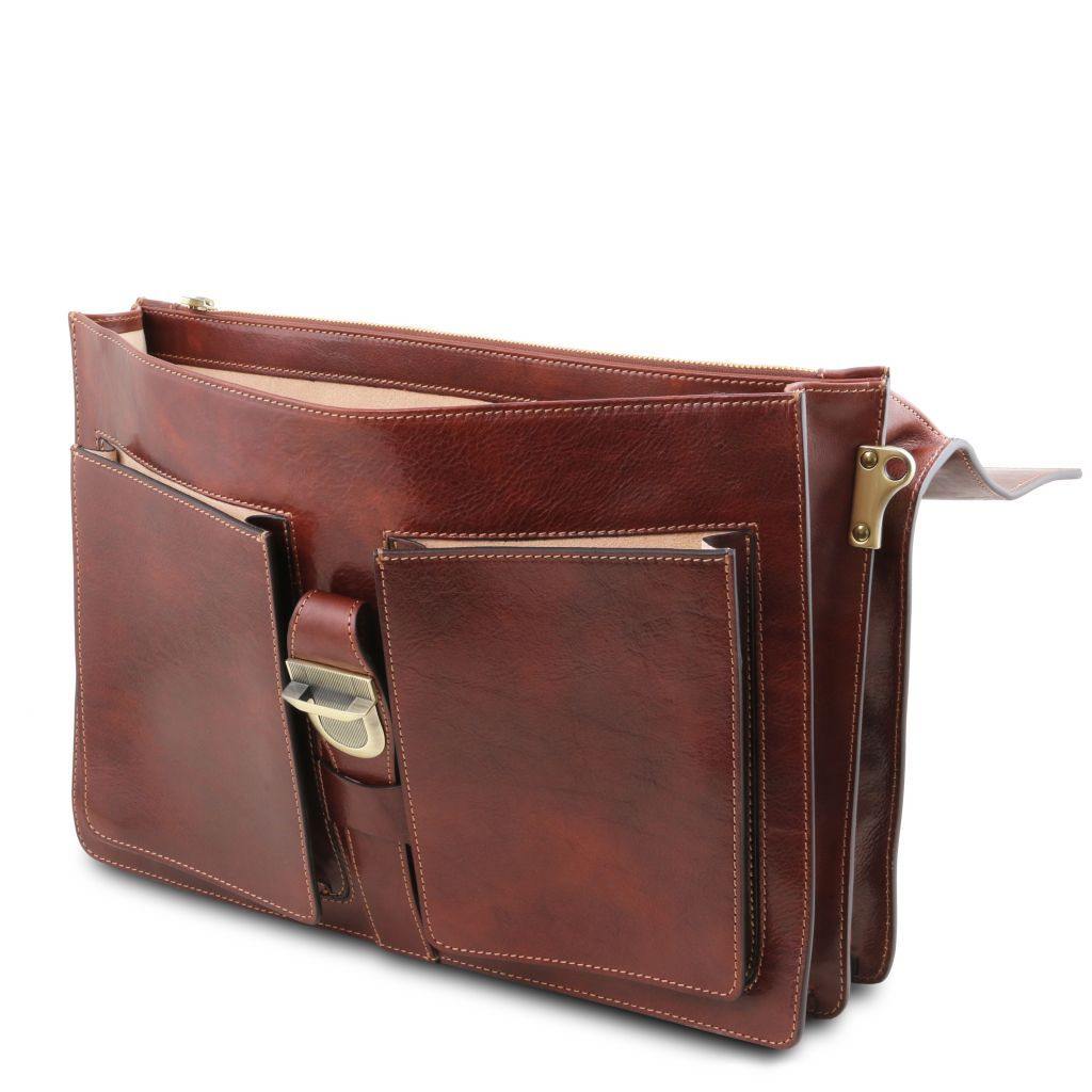 Assisi - Leather briefcase 3 compartments | TL141825 - Image 5