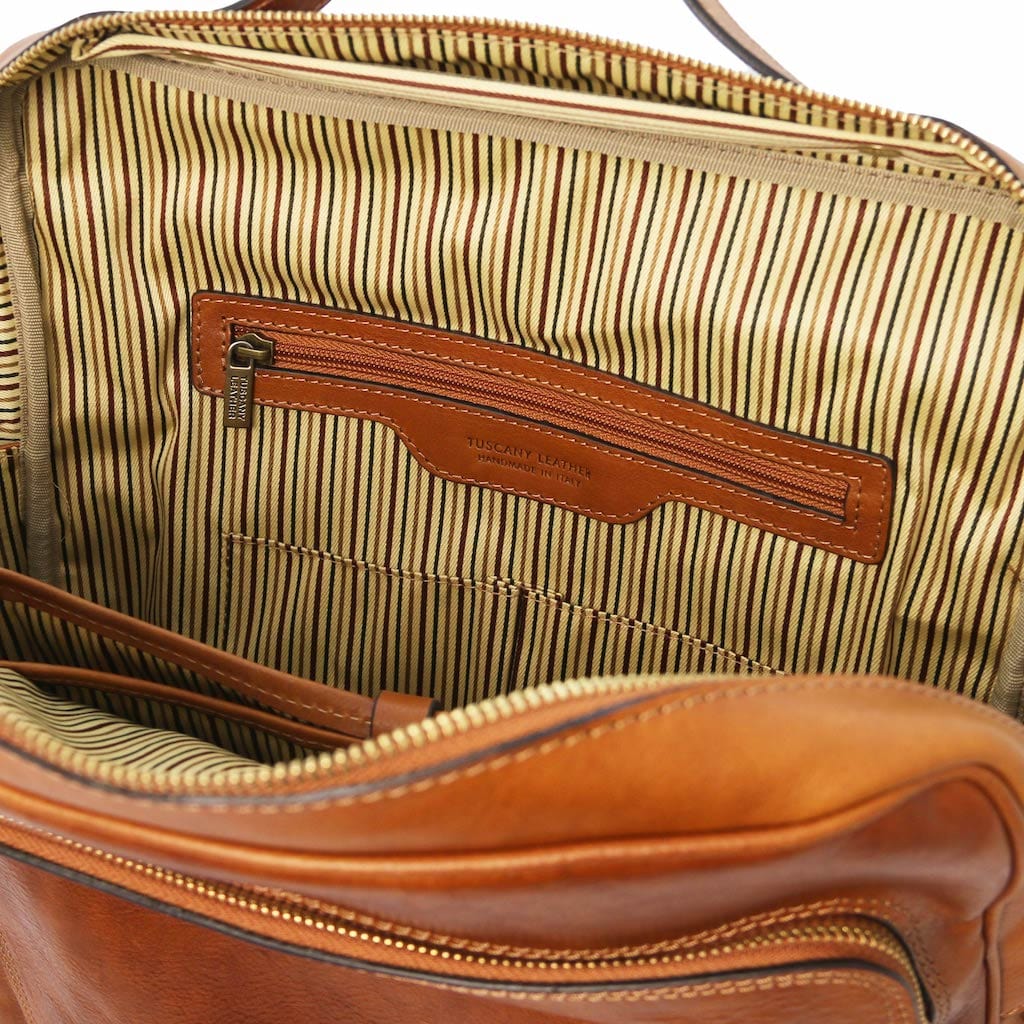 Bangkok - Matte leather laptop backpack - Large size | TL142336 - Image 5