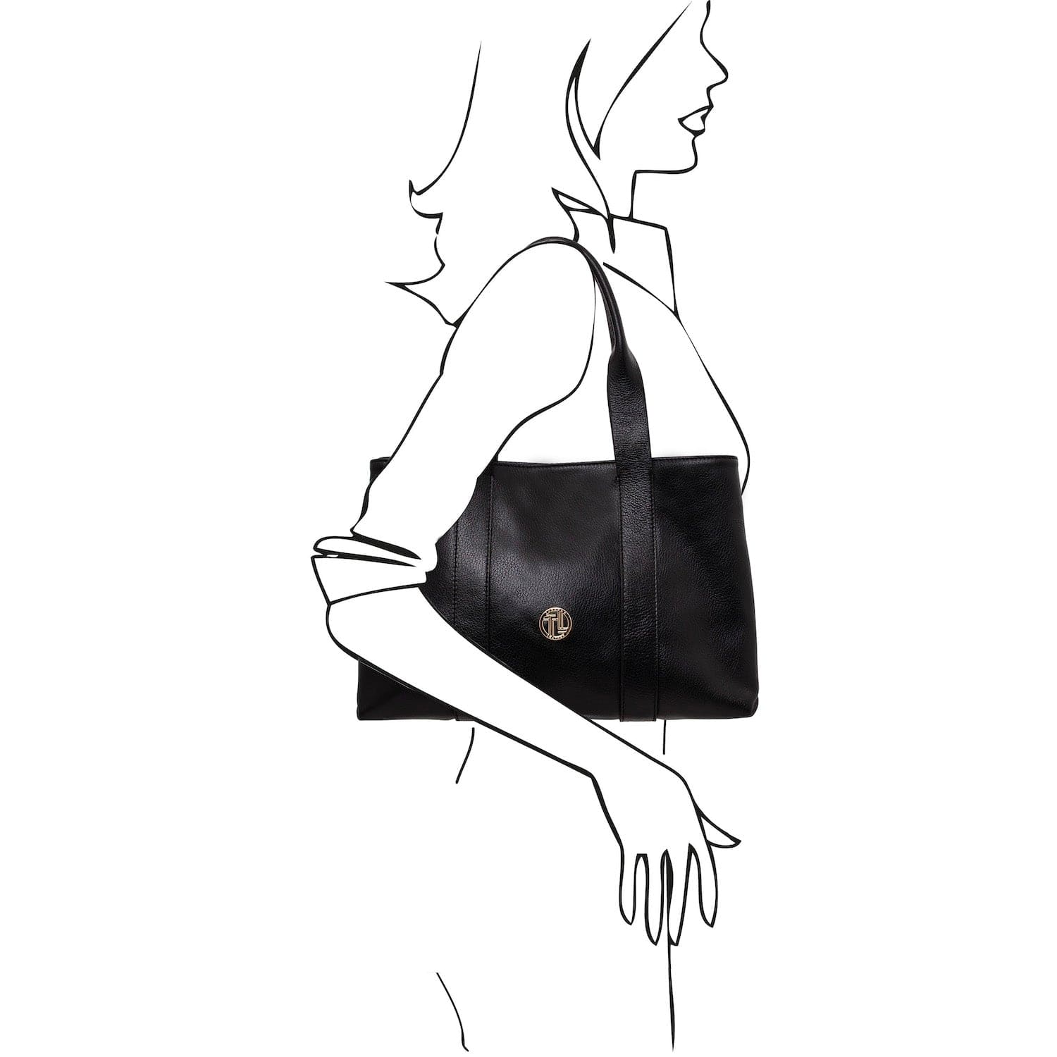 Callie - Soft leather shoulder bag | TL142415 - Image 23