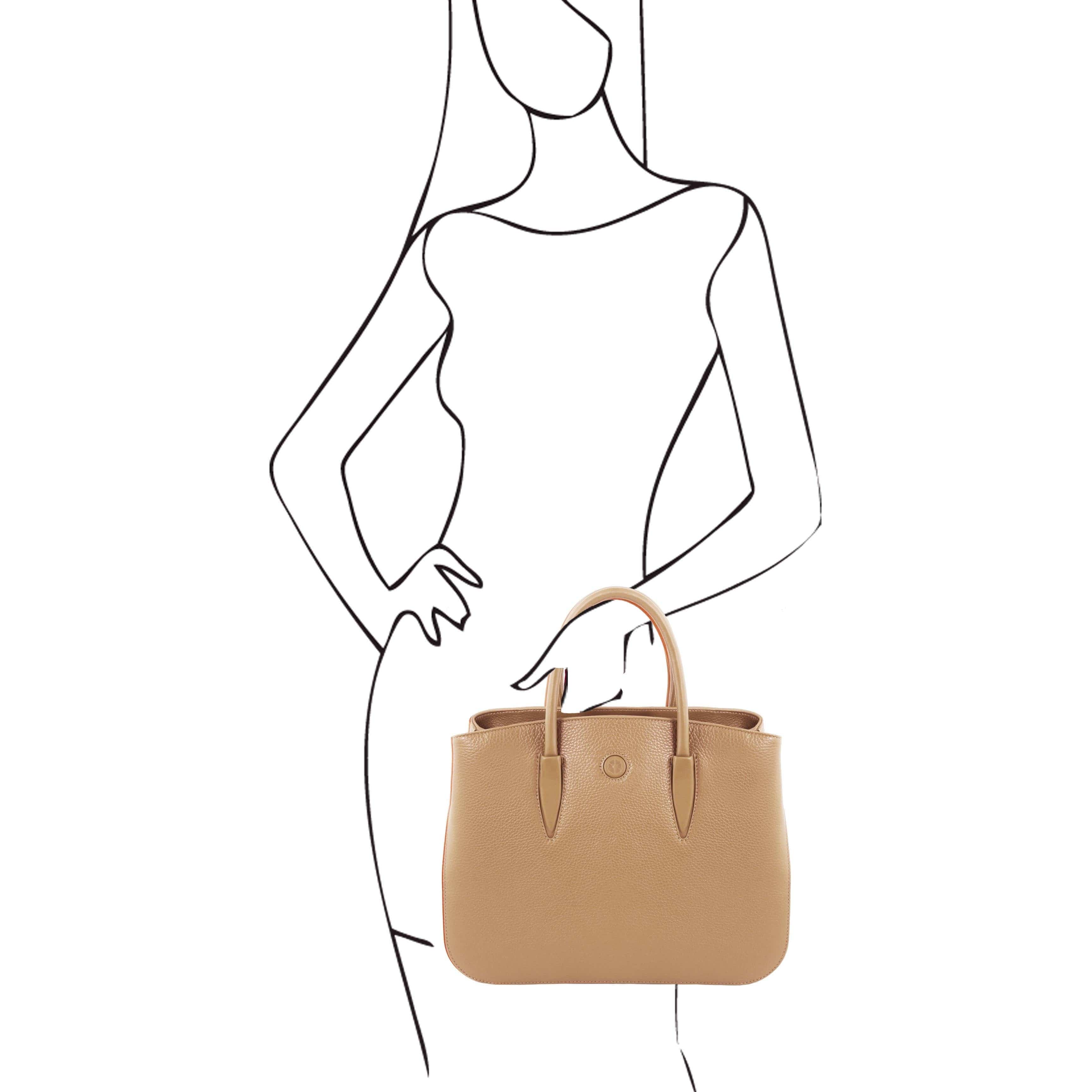 Camelia - Italian leather tote bag | TL141728 - Image 9