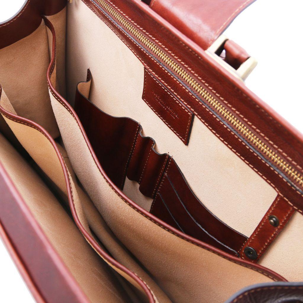 Canova - 3-compartment leather doctor bag briefcase | TL142352 - Image 4