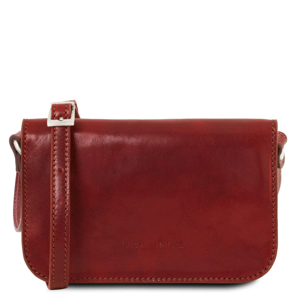 Carmen - Leather shoulder bag with flap | TL141713 - Image 7
