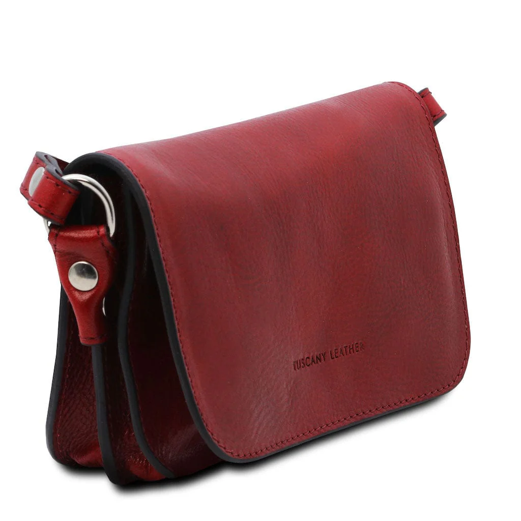 Carmen - Leather shoulder bag with flap | TL141713 - Image 8