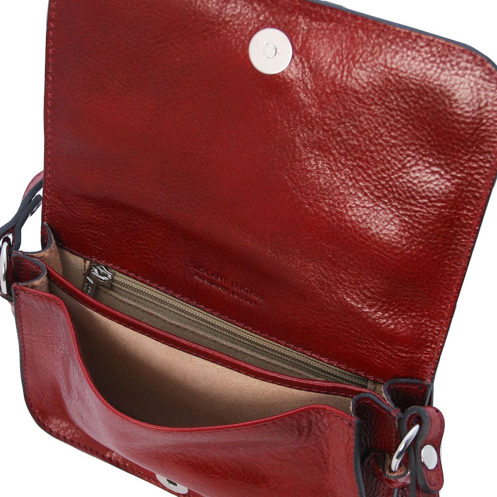 Carmen - Leather shoulder bag with flap | TL141713 - Image 9