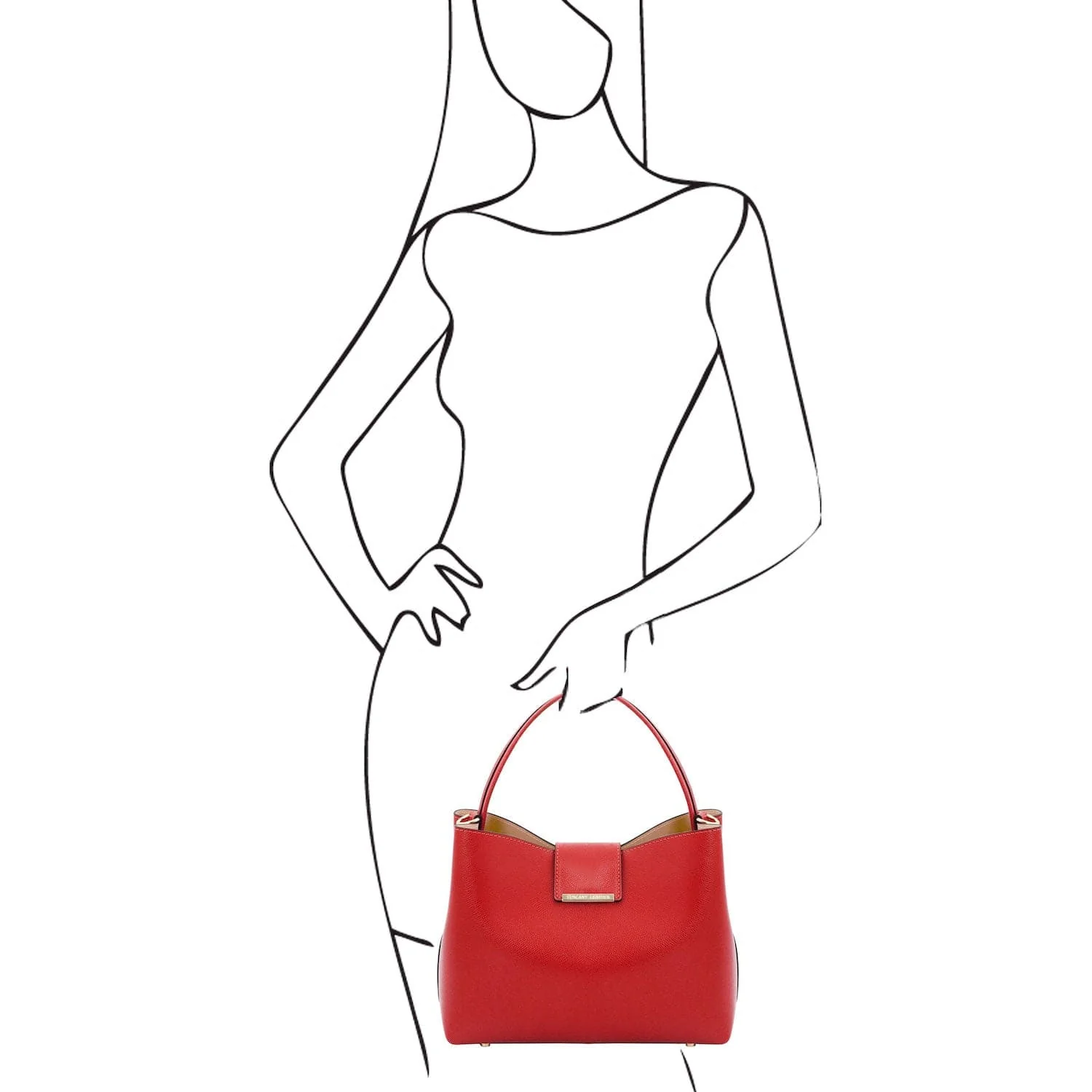 Clio - Palmellato leather bucket bag | TL141690 - Image 17