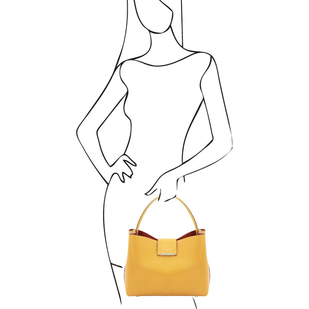 Clio - Palmellato leather bucket bag | TL141690 - Image 50