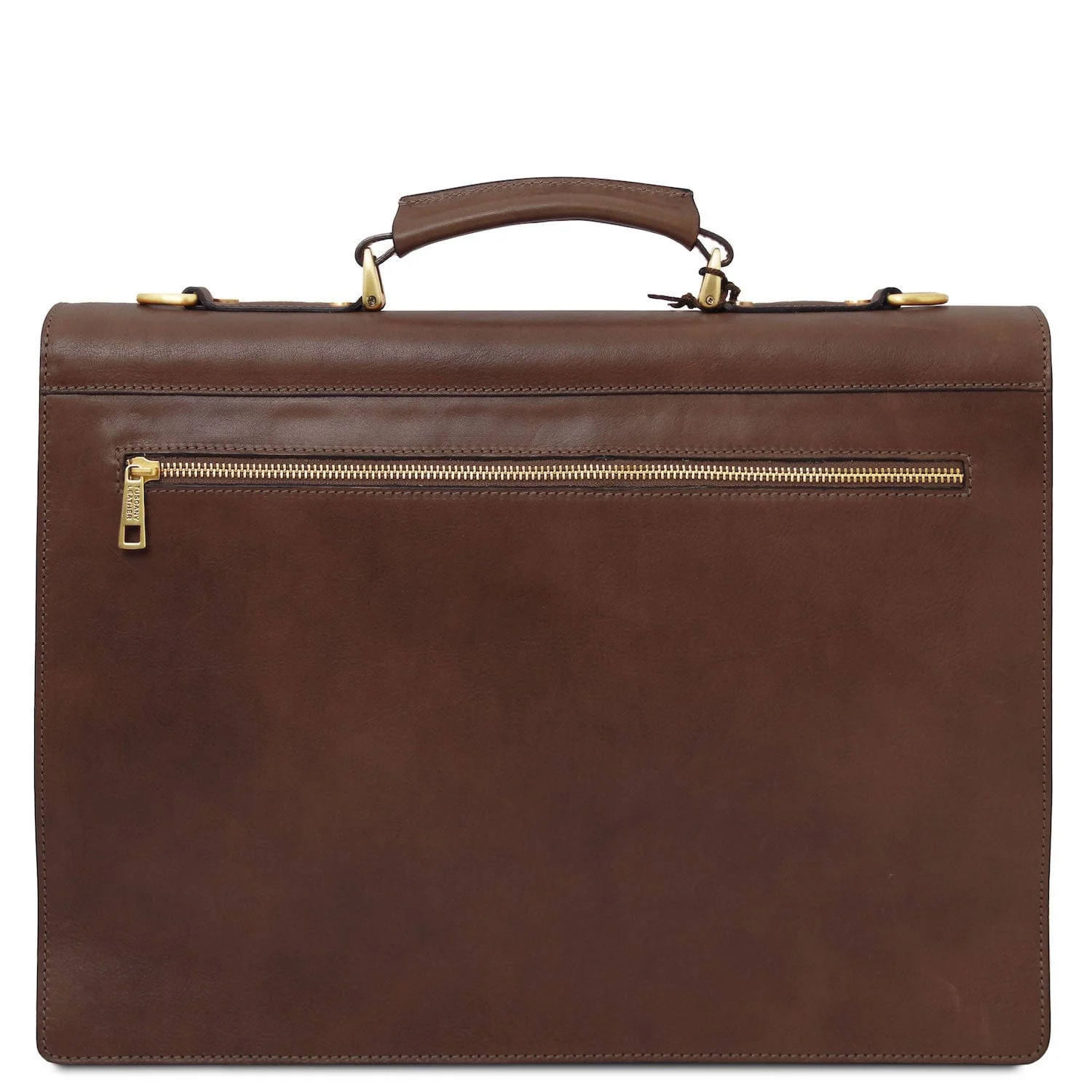 Cremona - 3 compartment matte leather briefcase | TL142448 - Image 17