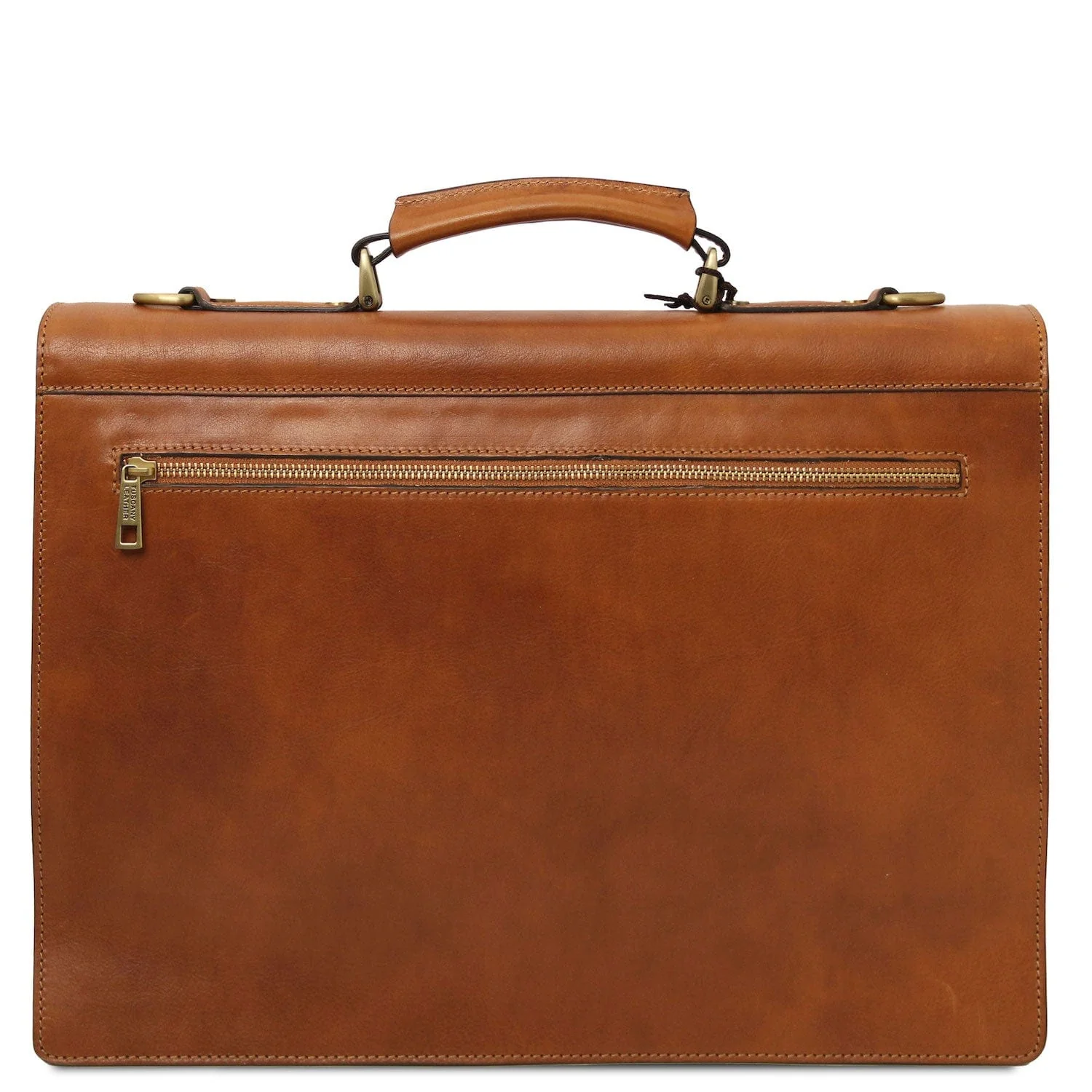 Cremona - 3 compartment matte leather briefcase | TL142448 - Image 24