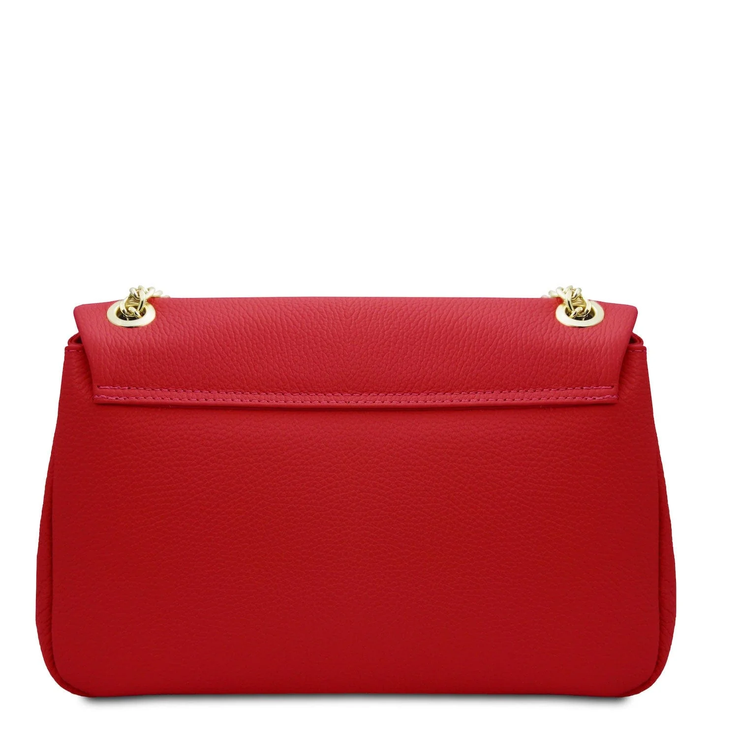 Elettra - Soft leather shoulder bag with chain strap  | TL142353 - Image 11