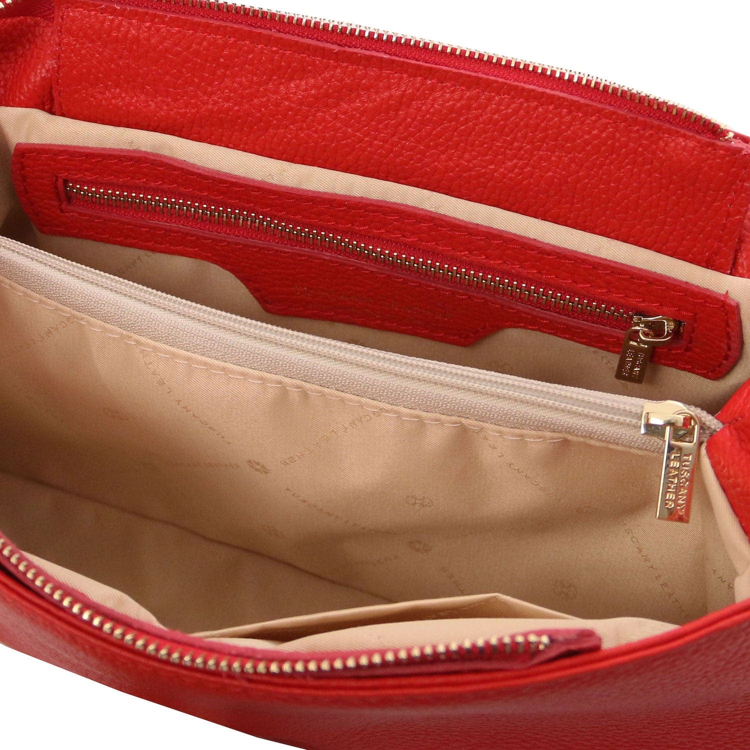 Elettra - Soft leather shoulder bag with chain strap  | TL142353 - Image 12