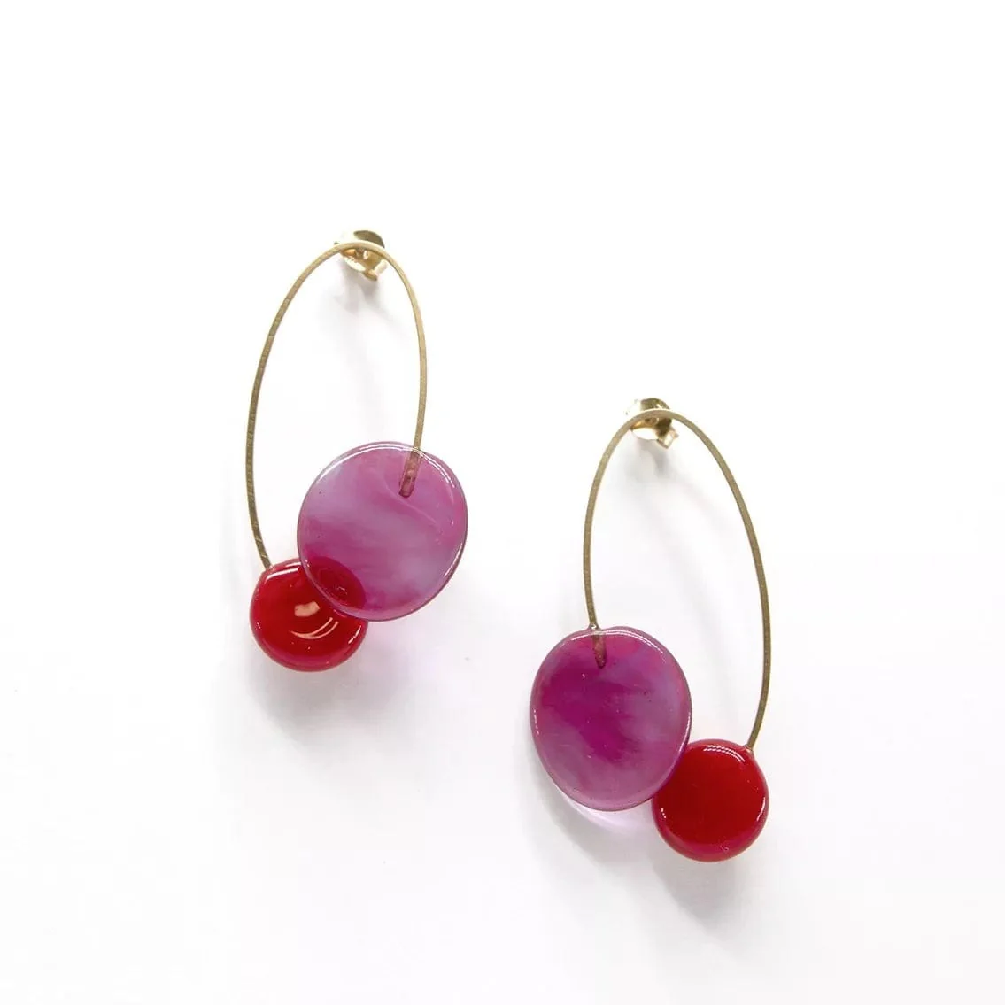 Elia earrings with Murano glass - Image 6