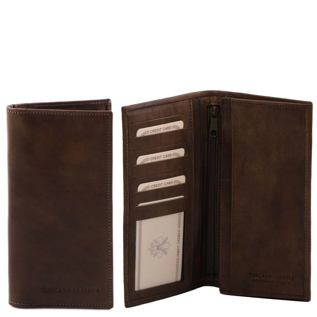 Exclusive vertical 2 fold leather wallet for men | TL140777 - Image 3