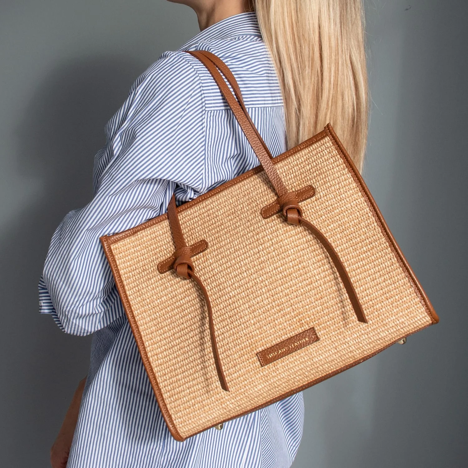 Frame - Straw effect shoulder bag | TL142566 - Image 5