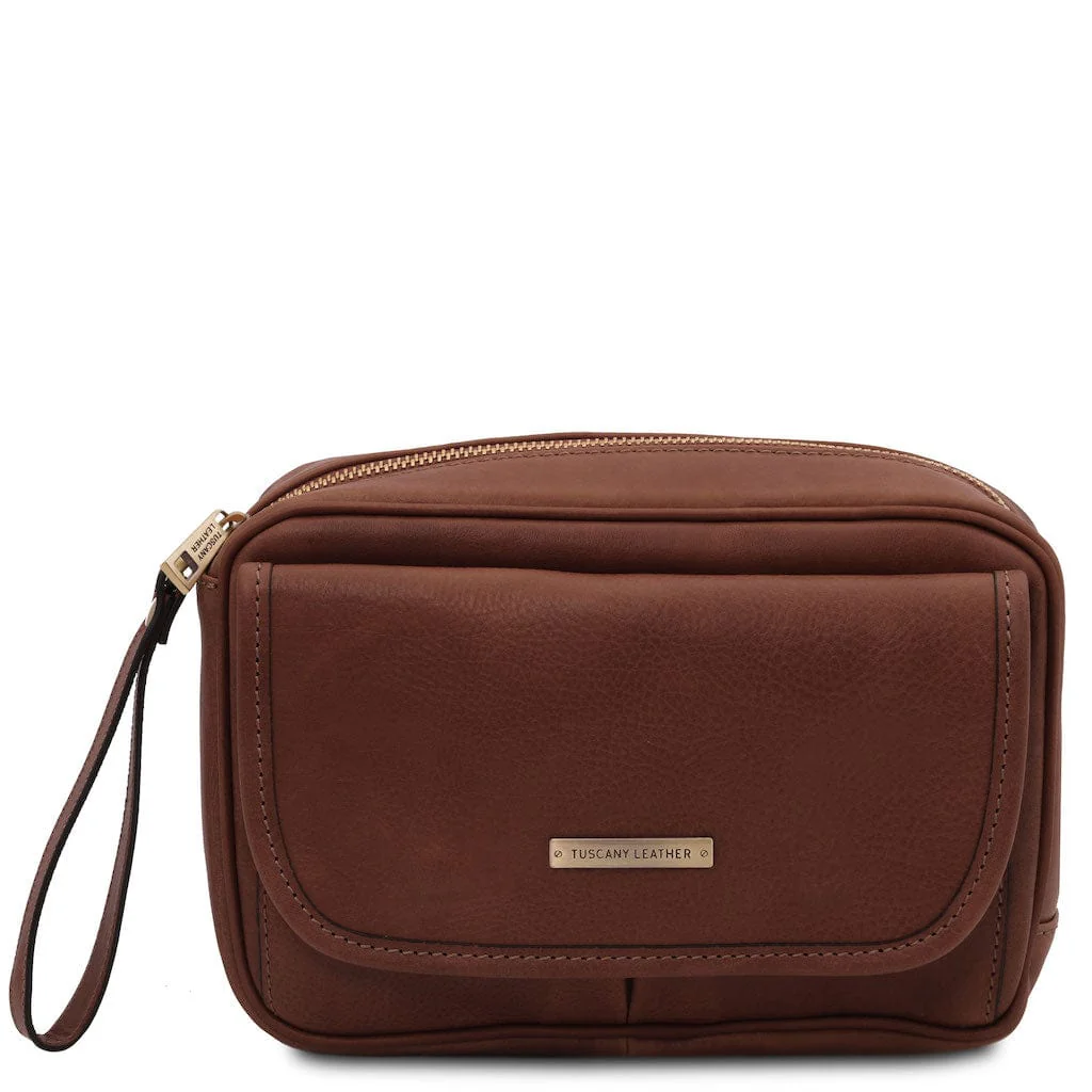 Ivan - Leather handy wrist bag for men | TL140849 - Image 2