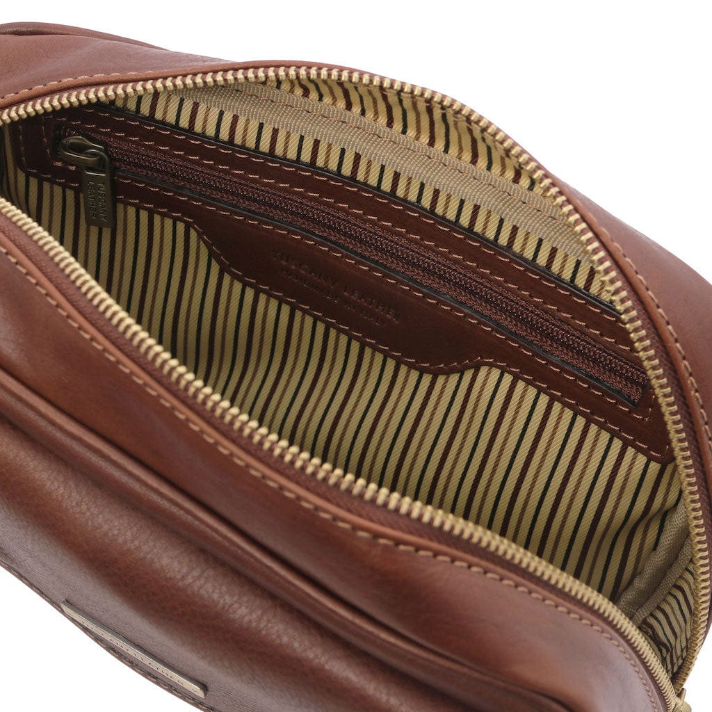 Ivan - Leather handy wrist bag for men | TL140849 - Image 5