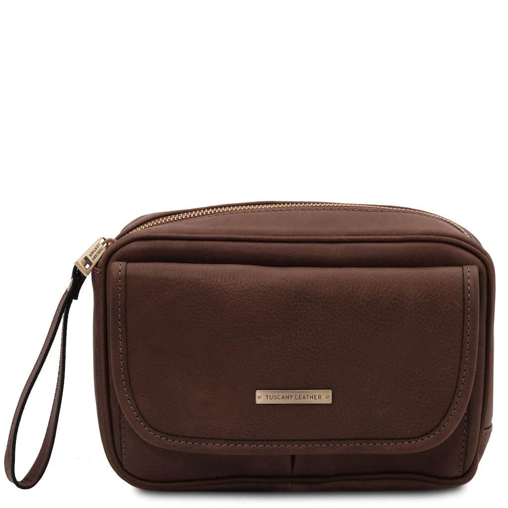 Ivan - Leather handy wrist bag for men | TL140849 - Image 9