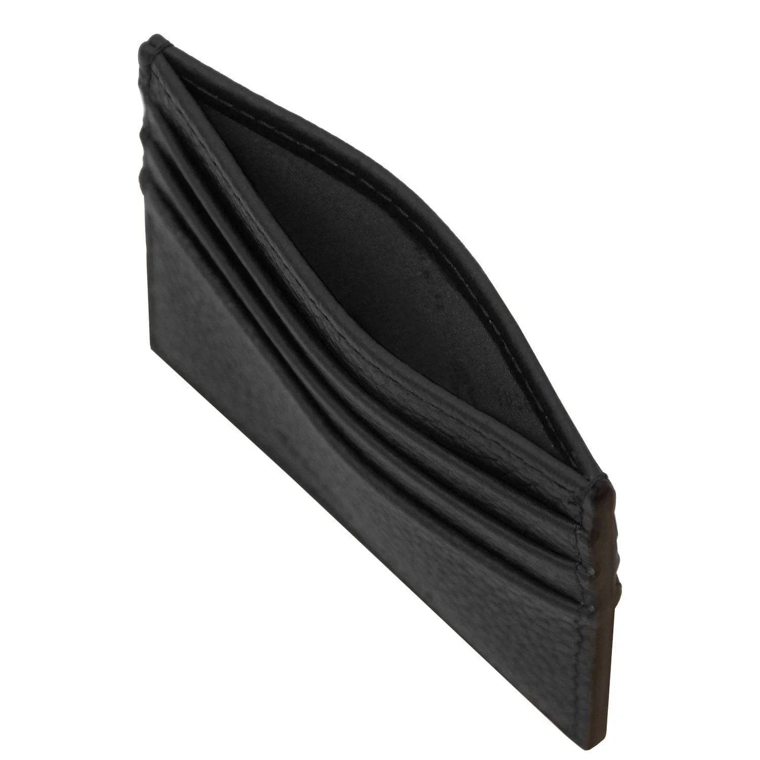 Leather card holder - 6 cards, pebbled leather | TL142472 - Image 18
