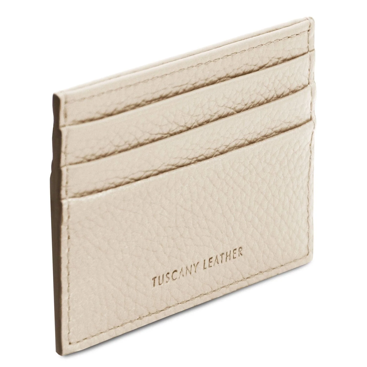Leather card holder - 6 cards, pebbled leather | TL142472 - Image 25