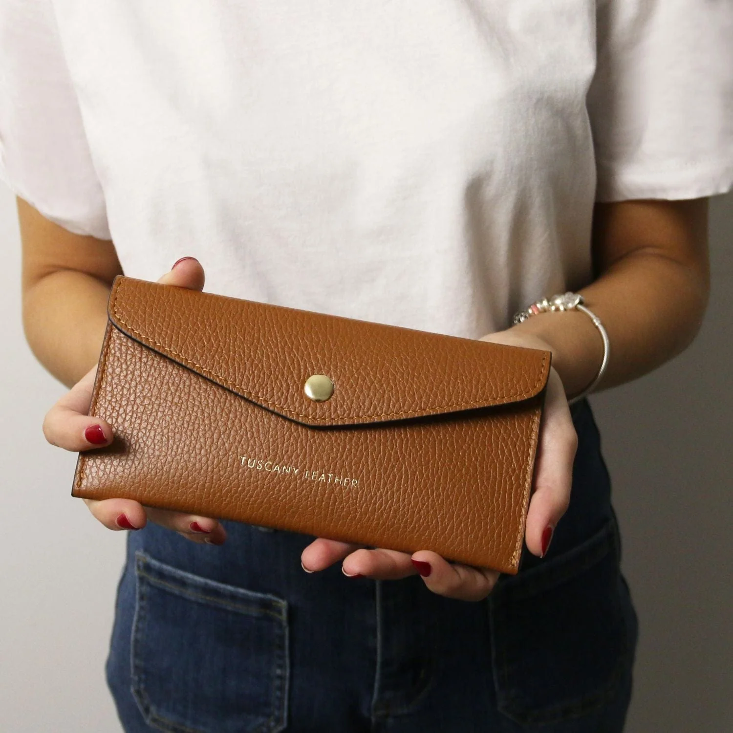 Leather envelope wallet | TL142322 - Image 2