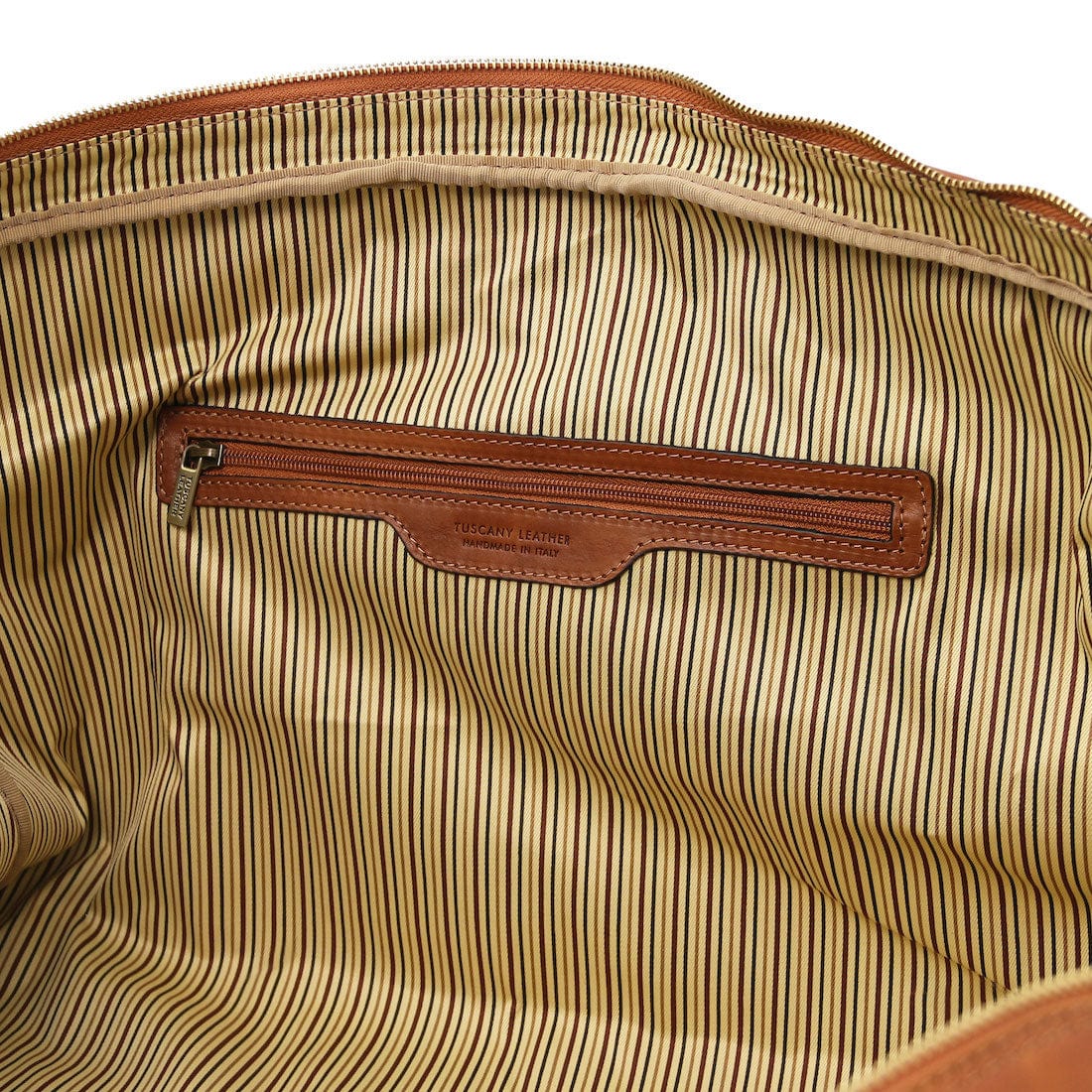 Lisbona - Travel leather duffel bag - Large size - Matte leather | TL141657 - Image 5