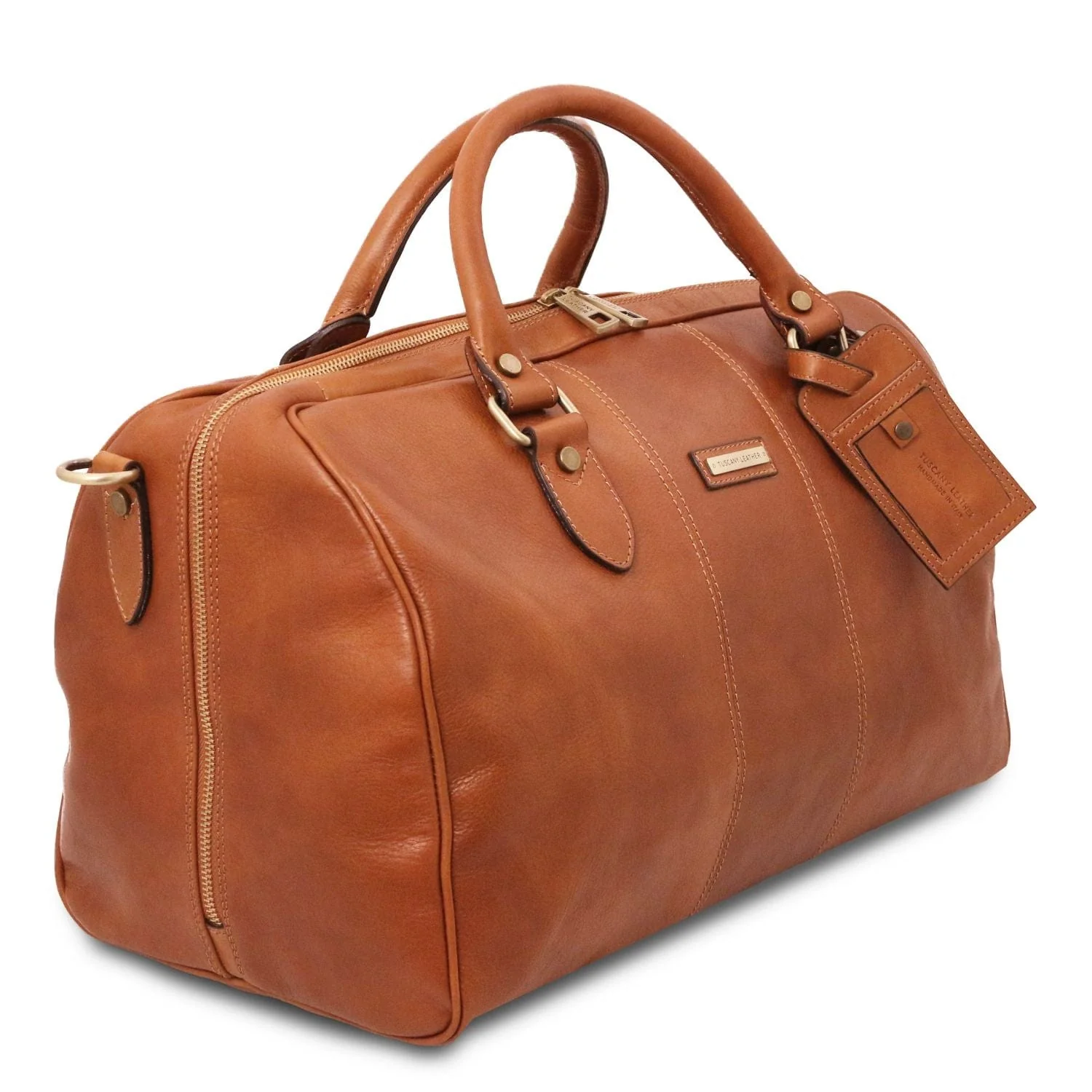 Lisbona - Travel leather duffel bag - Small size | TL141658 - Image 27