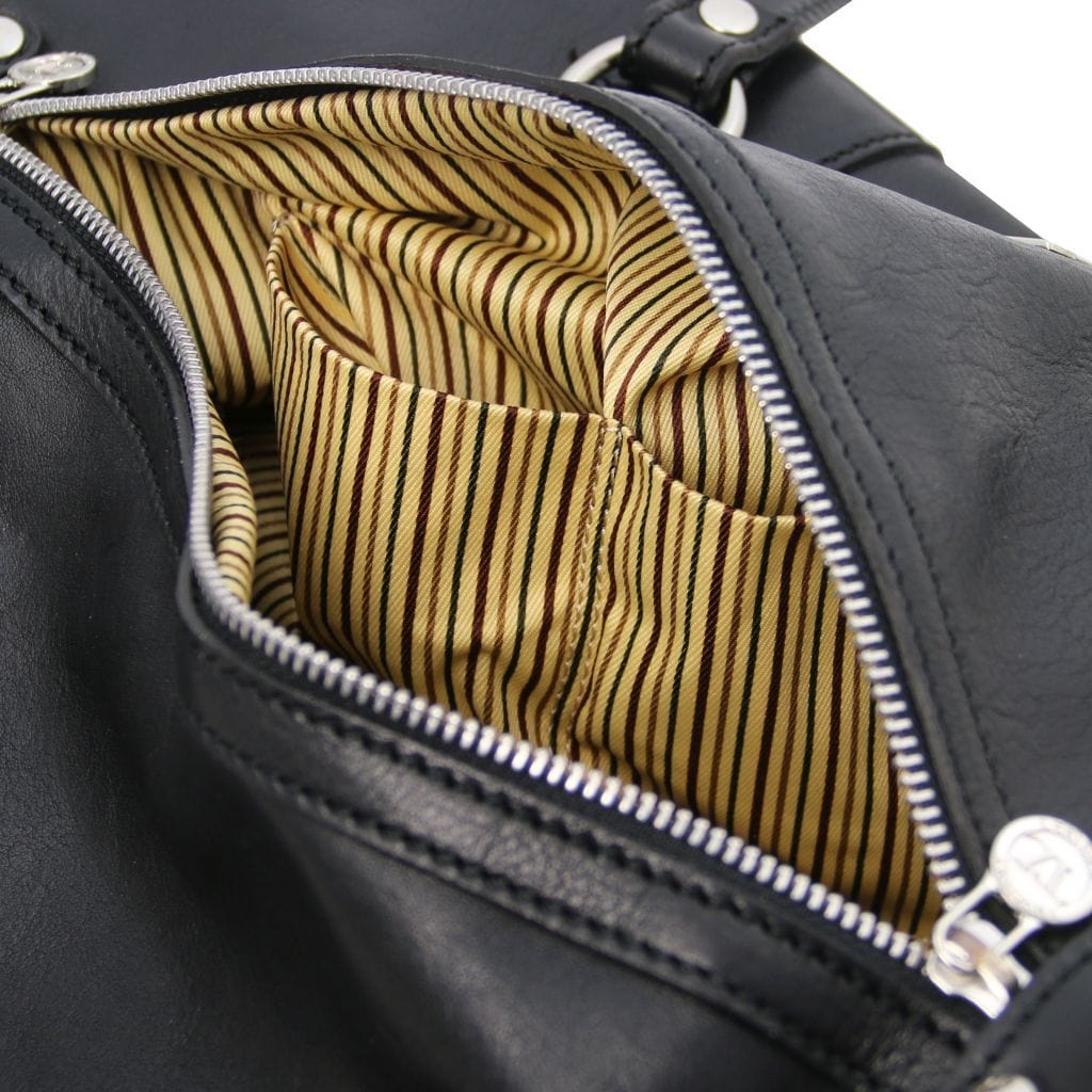 Lucrezia - Leather maxi duffle bag purse | TL141977 - Image 14