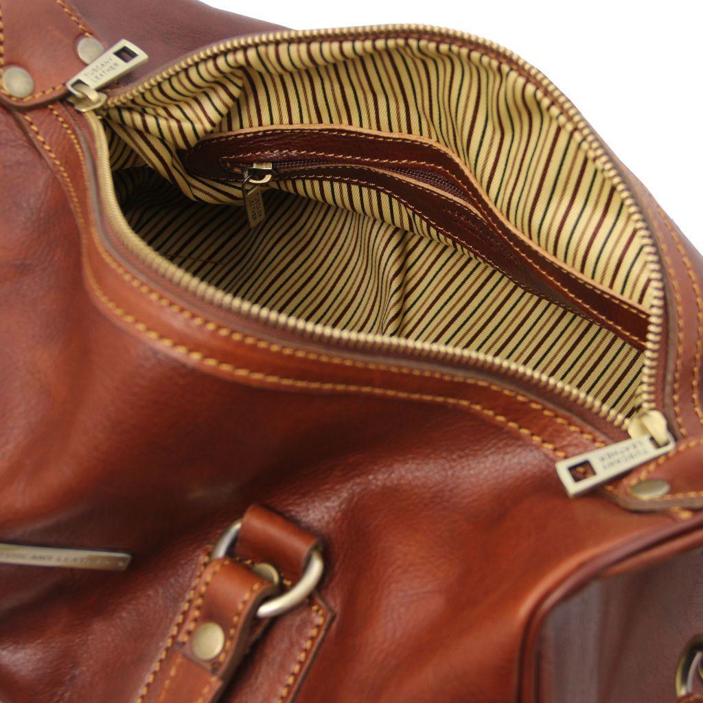 Lucrezia - Leather maxi duffle bag purse | TL141977 - Image 4