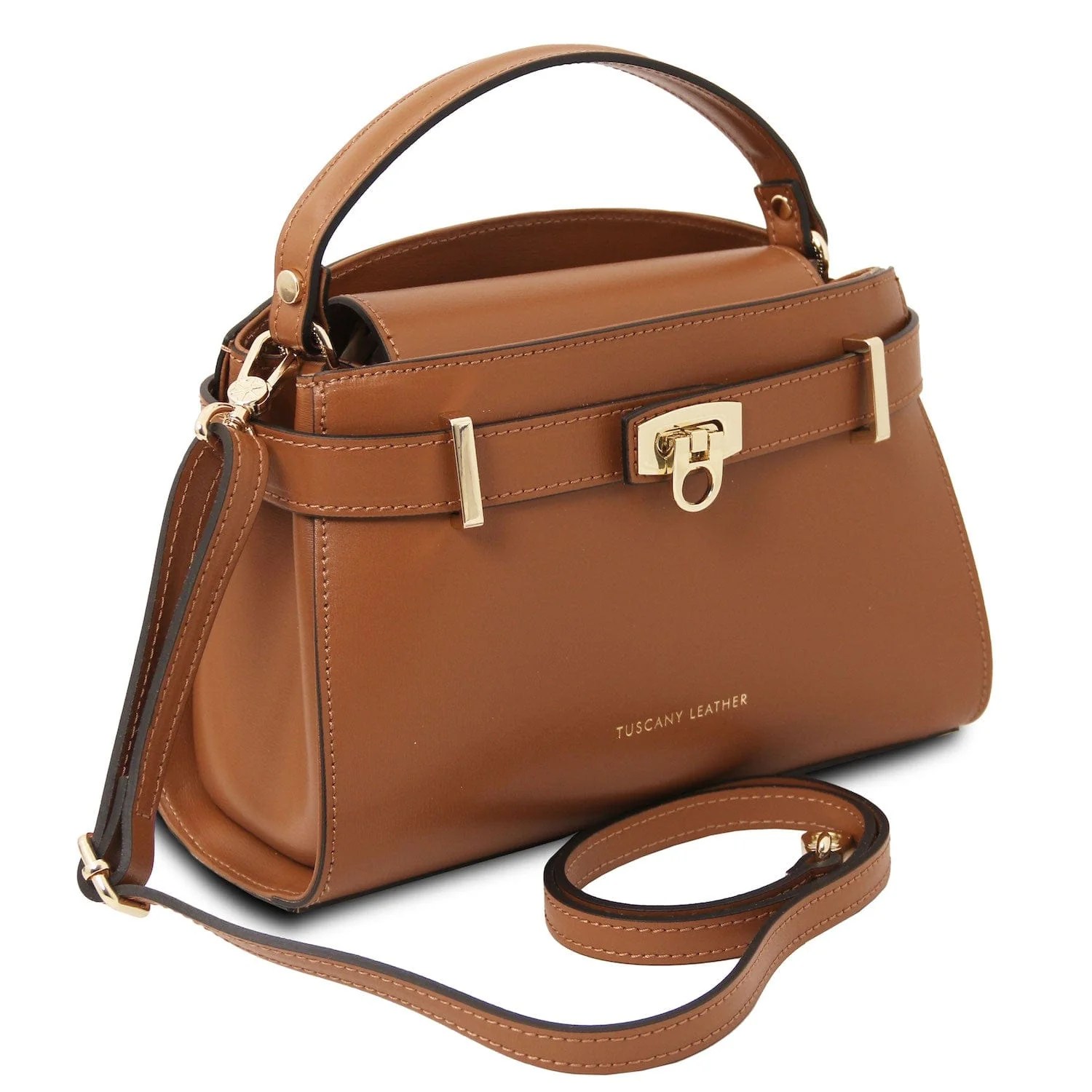 Maisy - Leather top handle bag in smooth leather | TL142459 - Image 5