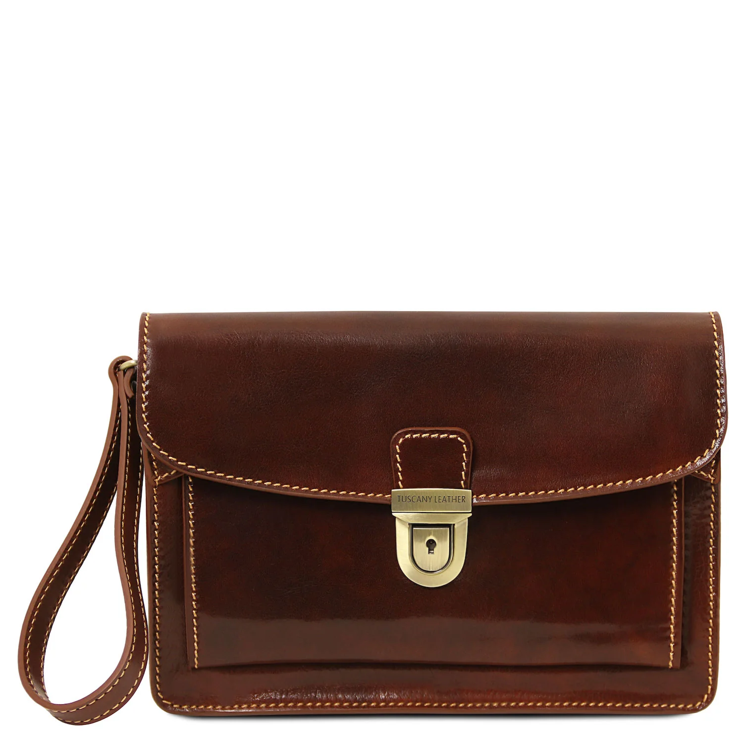 Max - Leather handy wrist bag for men | TL8075 - Image 3
