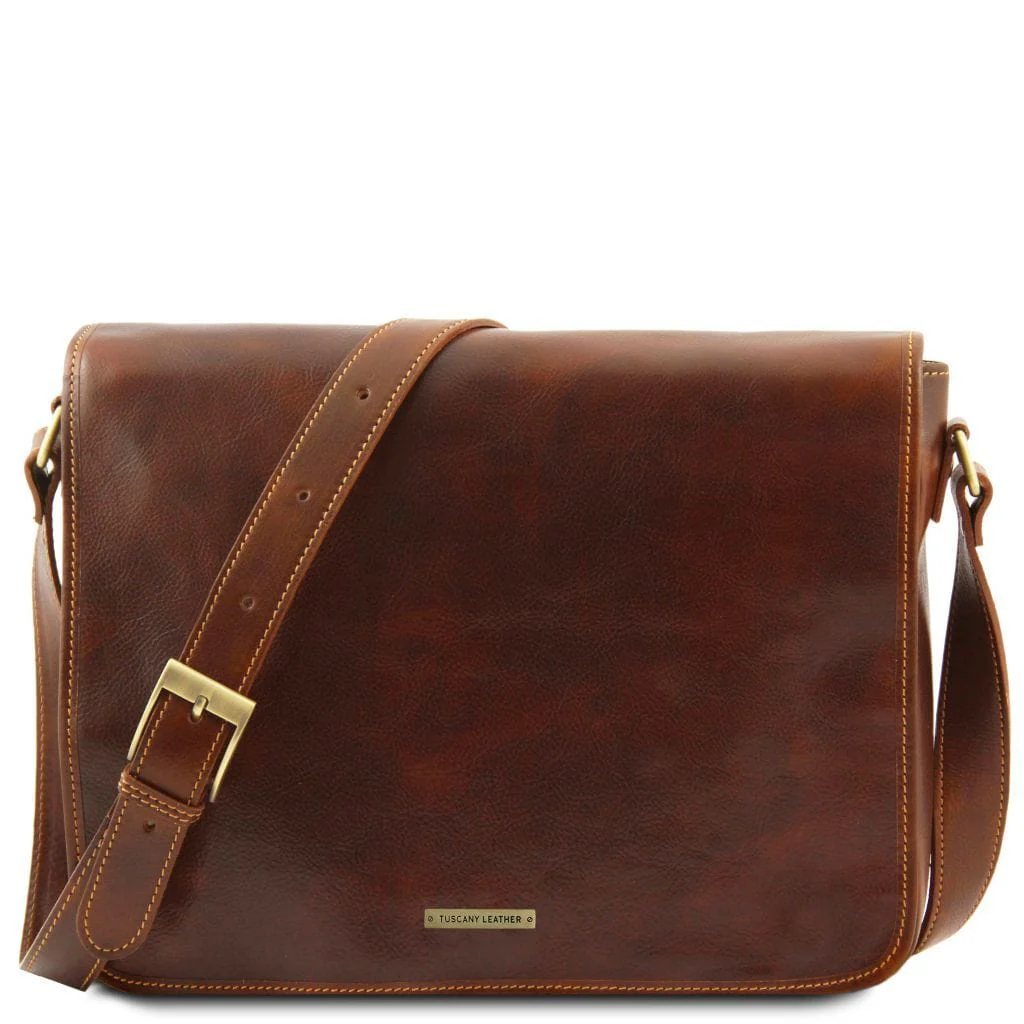 TL Messenger double - Crossbody leather bag | TL90475 - Image 11