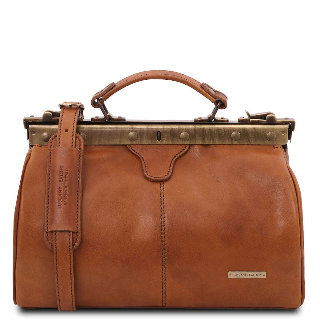 Michelangelo - Doctor gladstone leather bag | TL10038 - Image 8