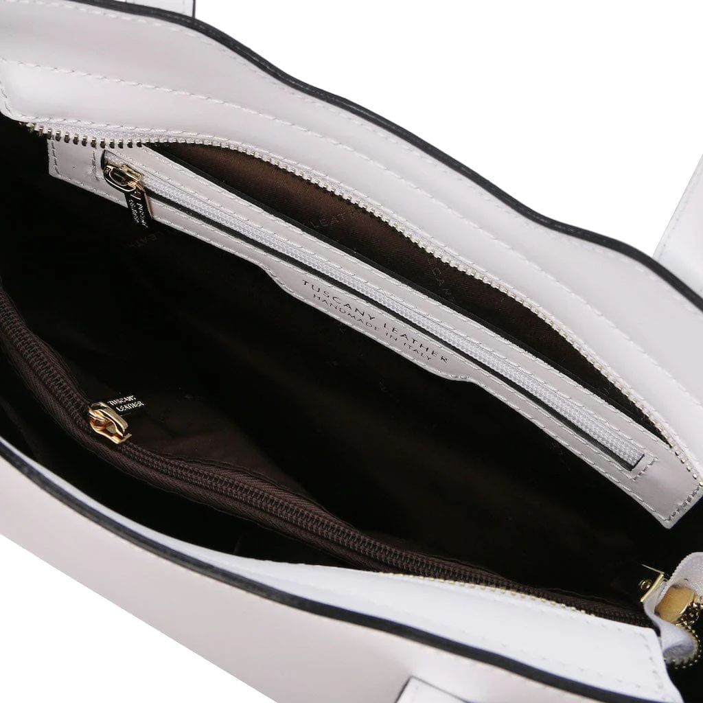 Olimpia - Italian leather tote - Small size | TL141521 - Image 50