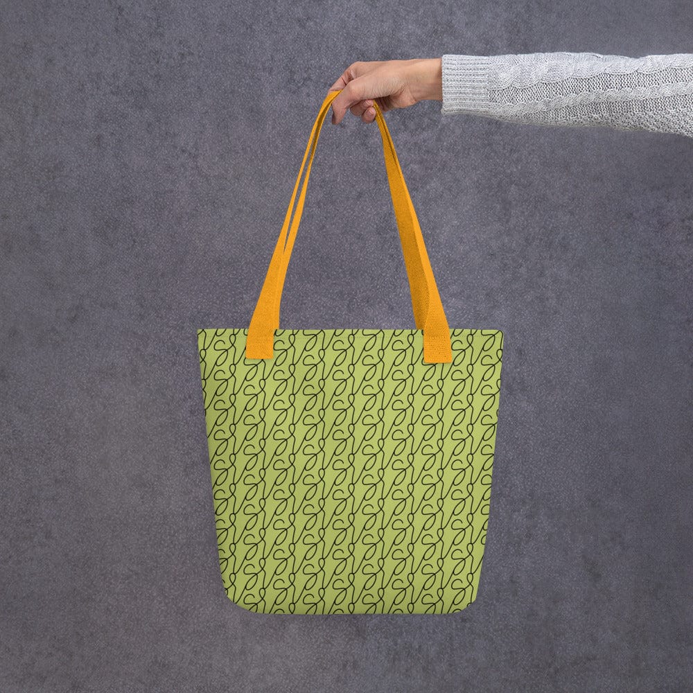 Olive Green Logo Tote Bag - Image 12
