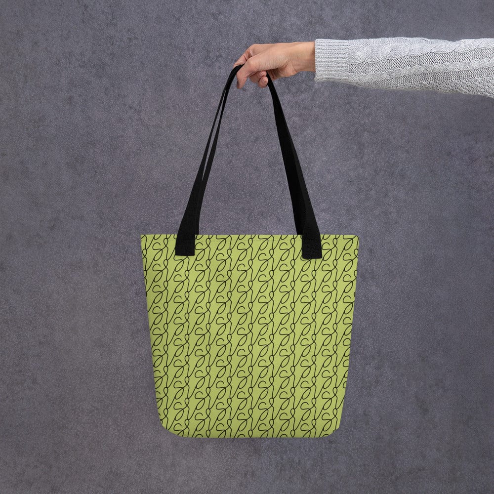 Olive Green Logo Tote Bag - Image 14
