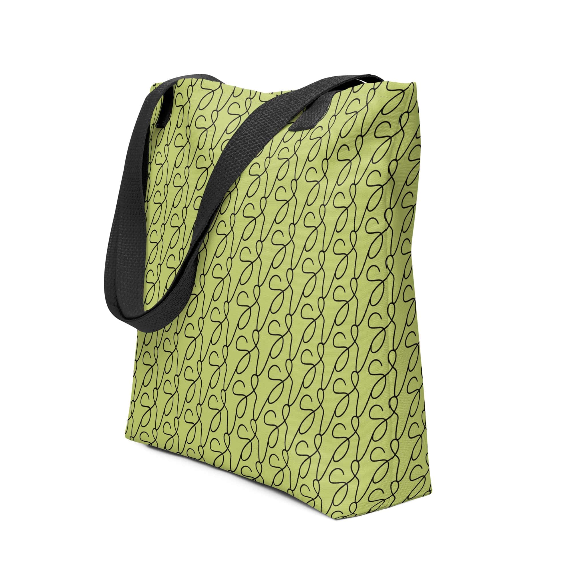 Olive Green Logo Tote Bag - Image 2
