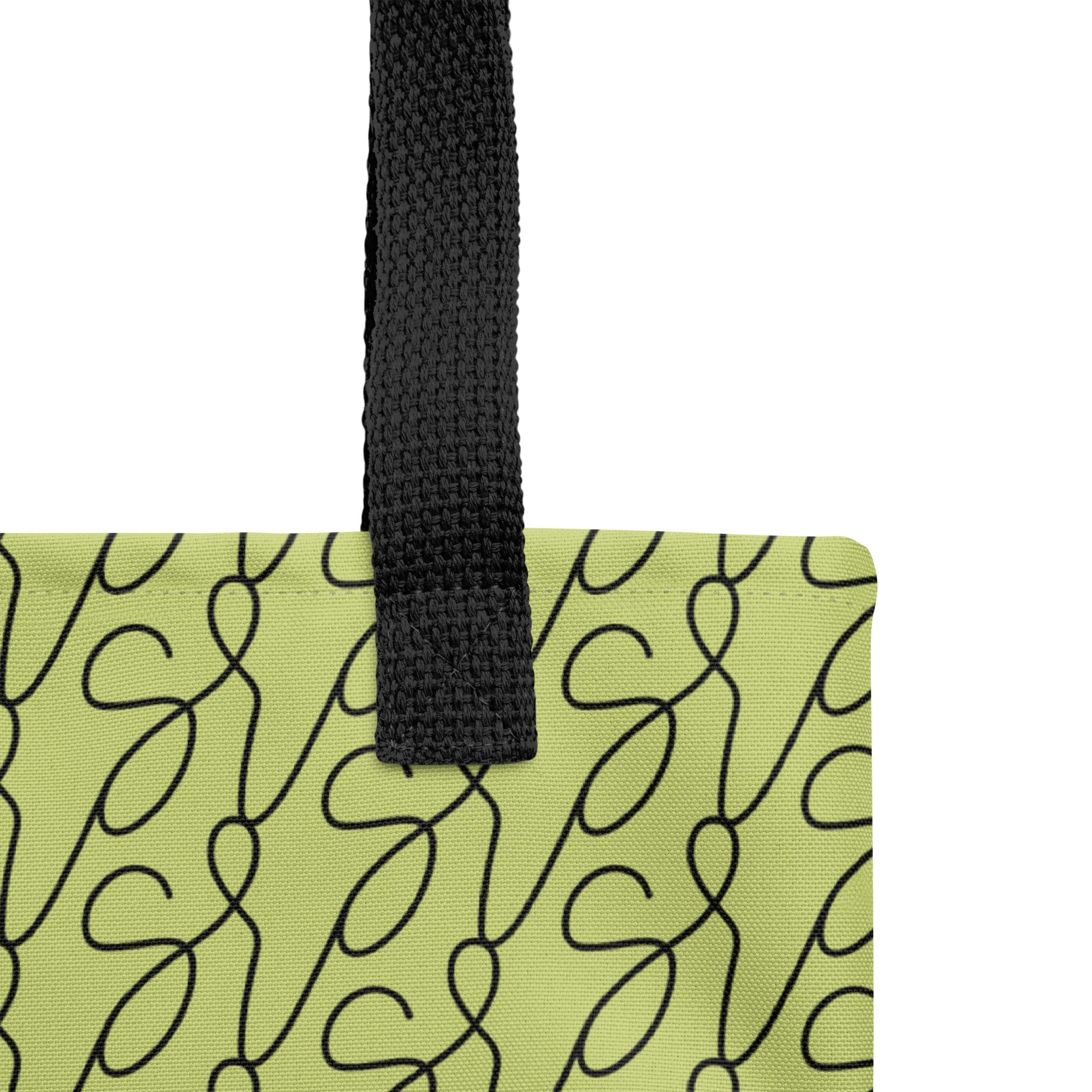 Olive Green Logo Tote Bag - Image 5