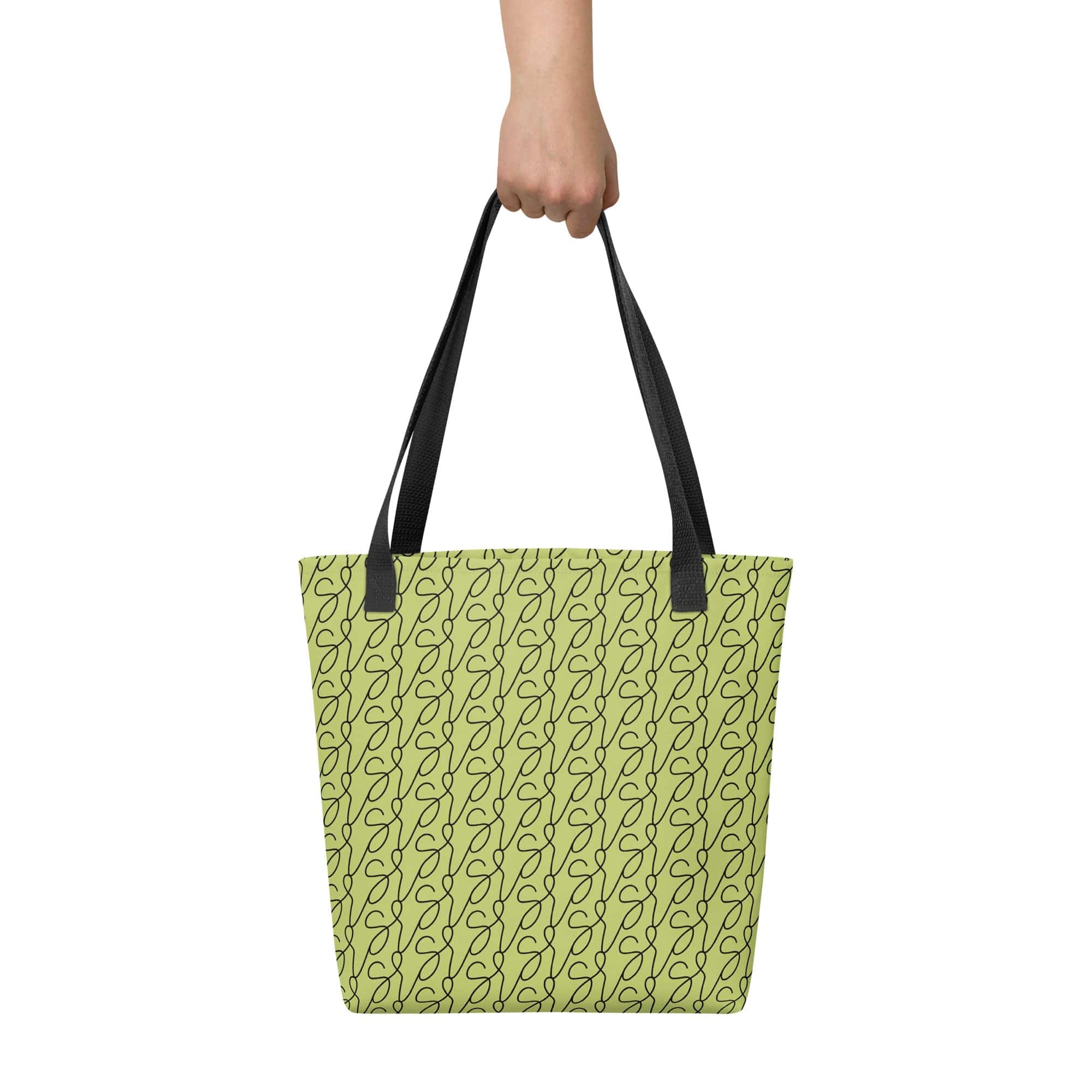 Olive Green Logo Tote Bag - Image 8