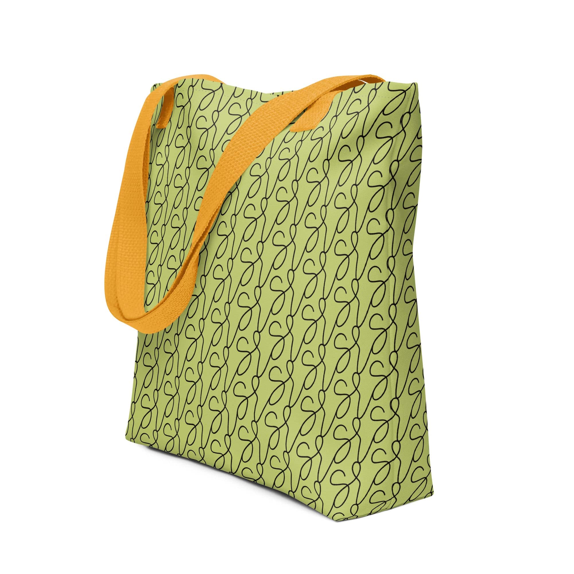 Olive Green Logo Tote Bag - Image 9