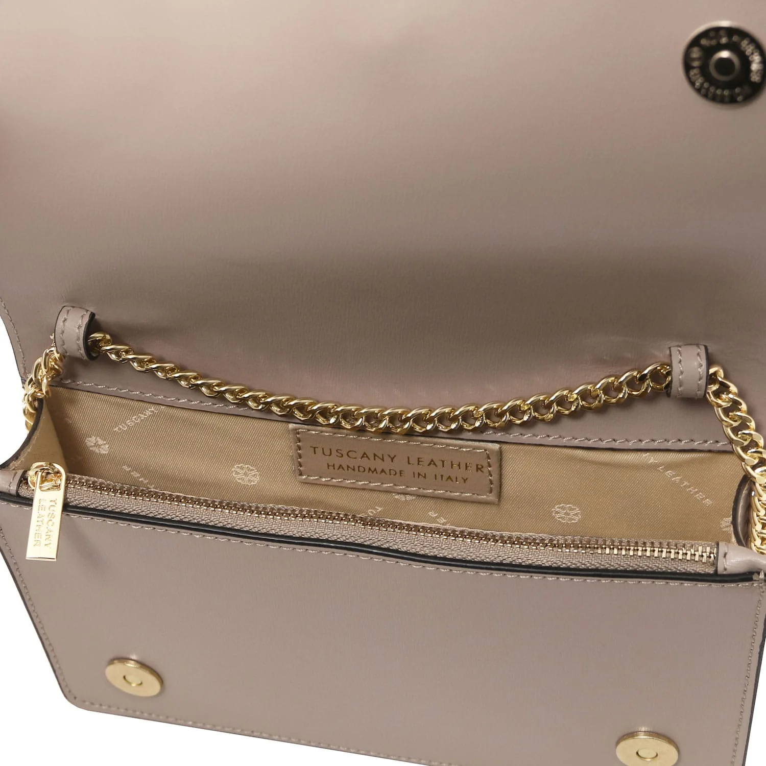 Opera - Leather clutch with chain strap | TL142505 - Image 11