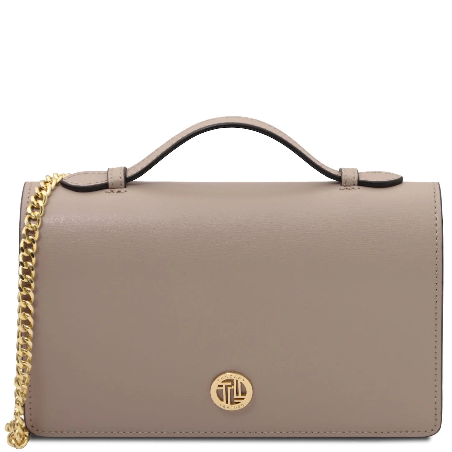 Opera - Leather clutch with chain strap | TL142505 - Image 7