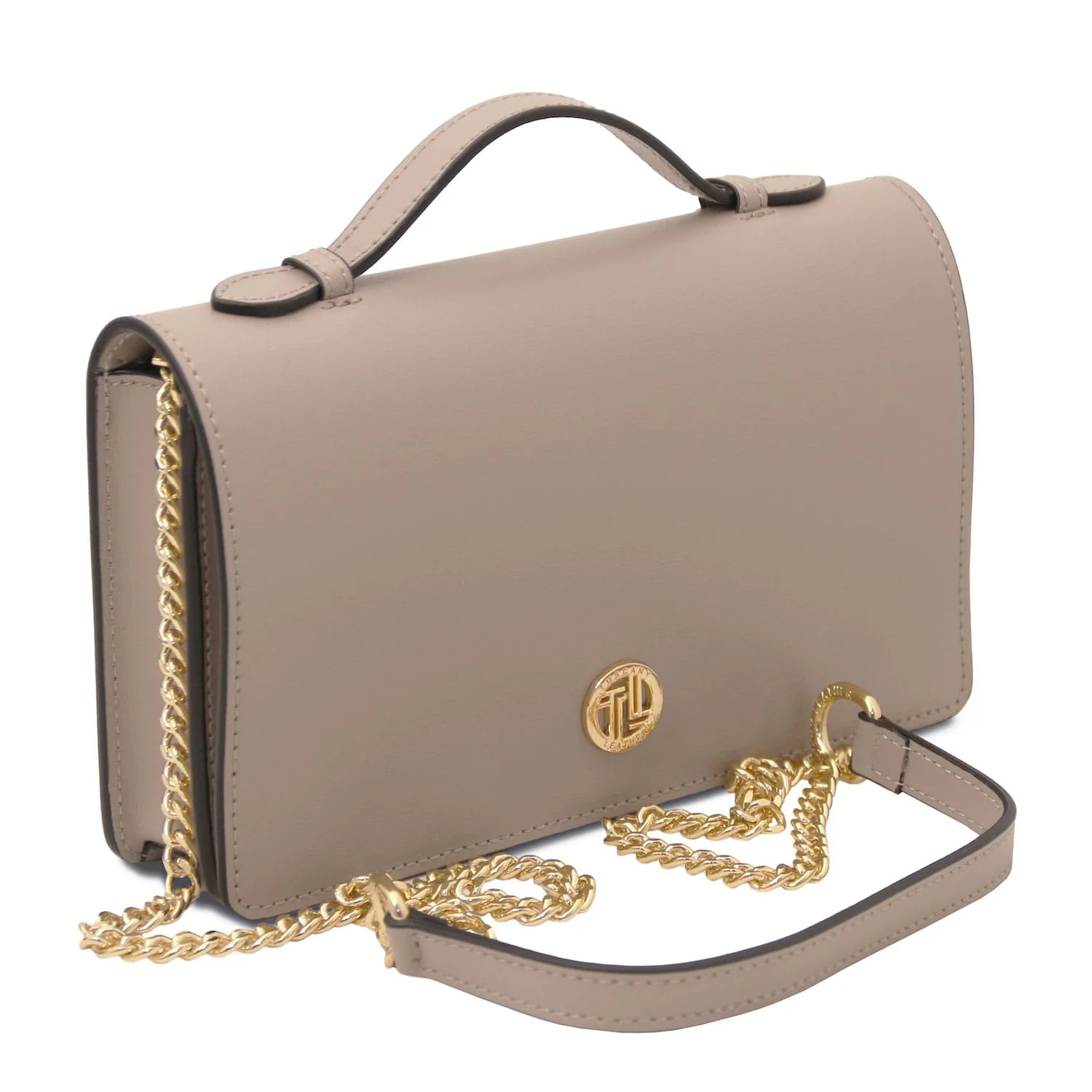 Opera - Leather clutch with chain strap | TL142505 - Image 8
